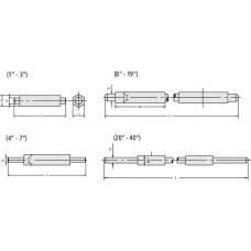 Мера длины установочная-   6